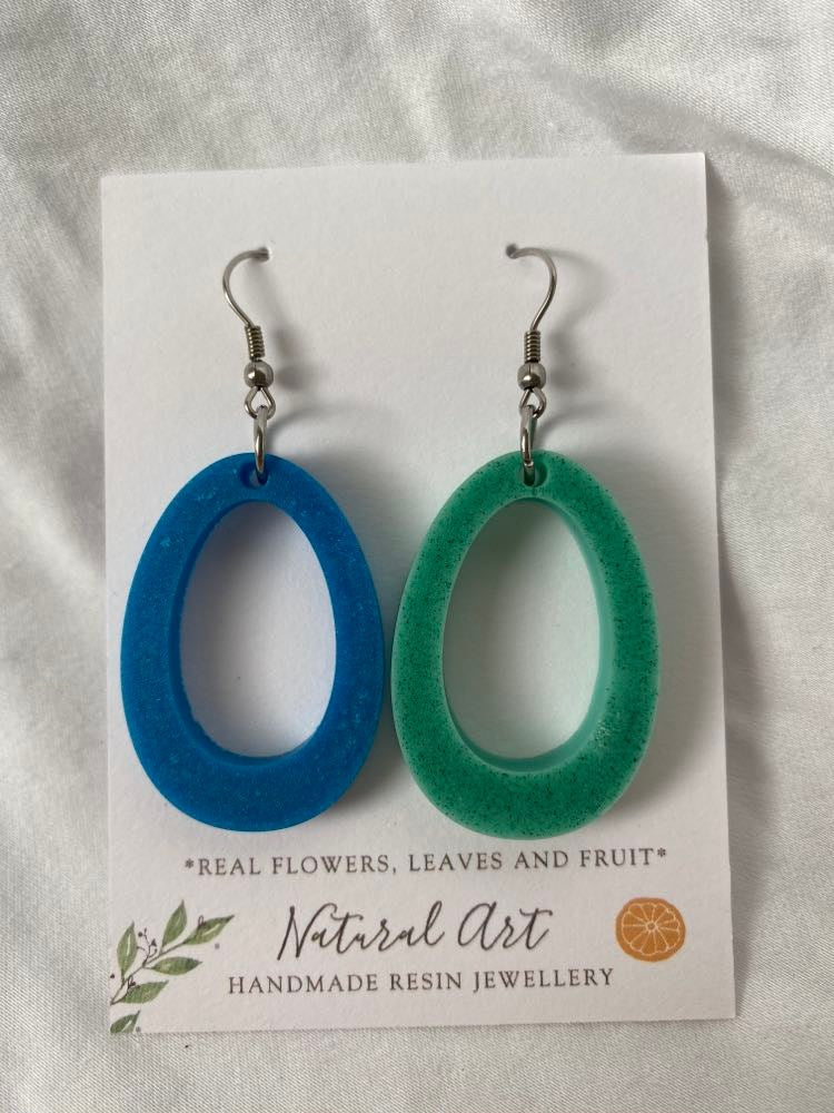 Resin Earrings Mix Match Loops (RE.SGL.ML.D)