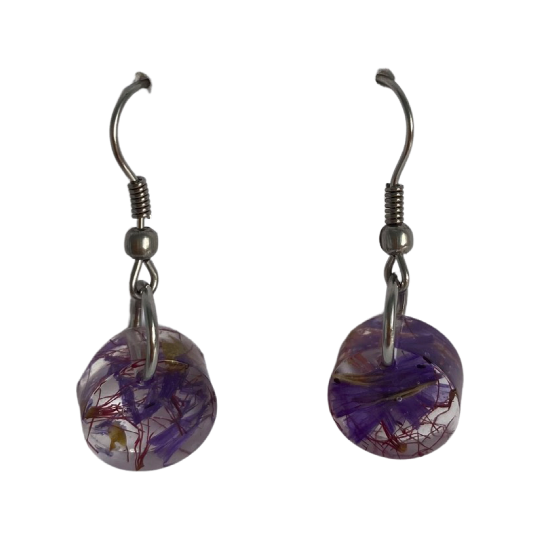 Resin Earrings Small Circles (RE.SGL.S.MIX)