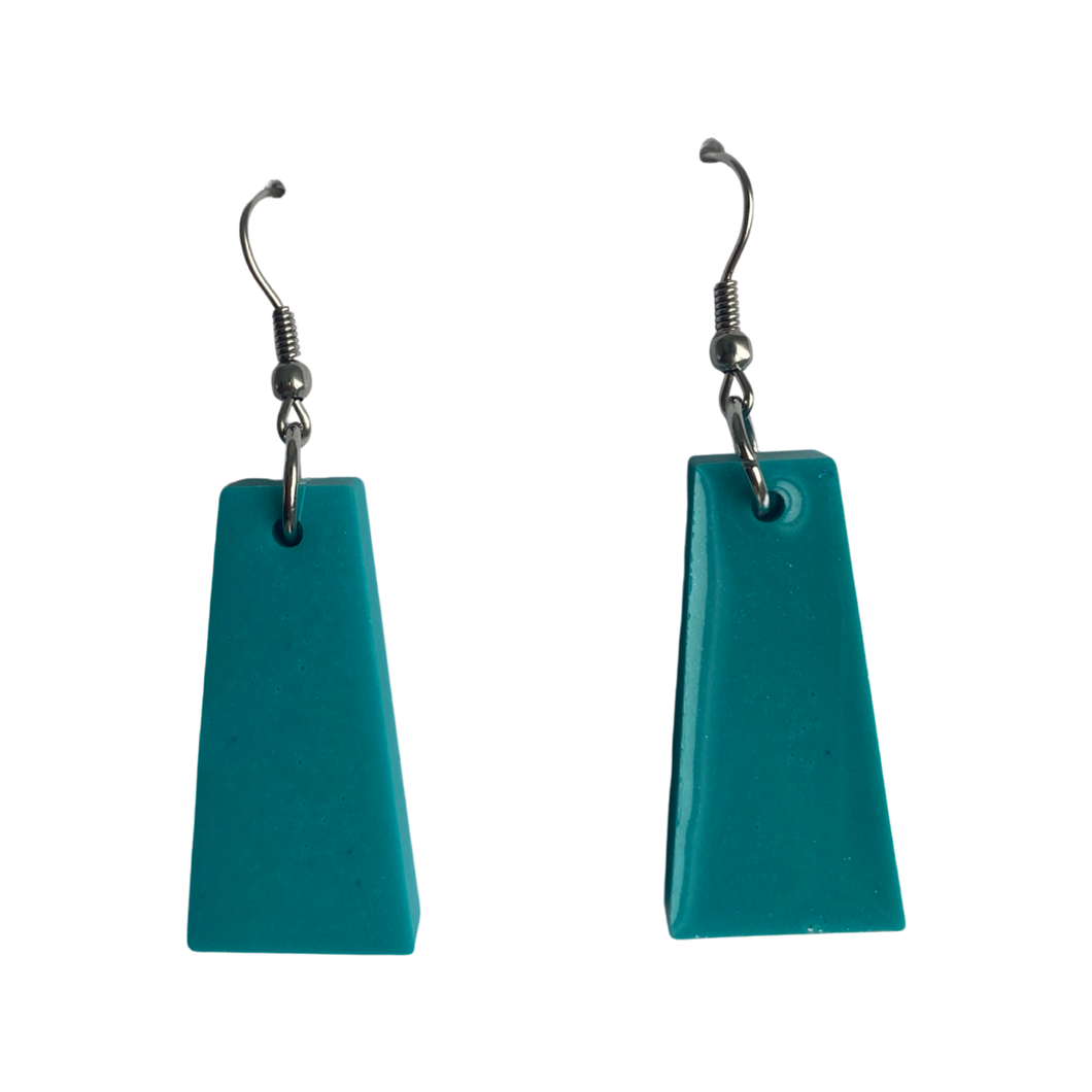 Resin Earrings Turquoise (LTP)